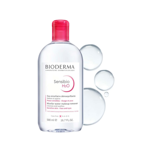 Bioderma Sensibio H2O Make-Up Removing Micellar Water - Sensitive Skin, 500ml